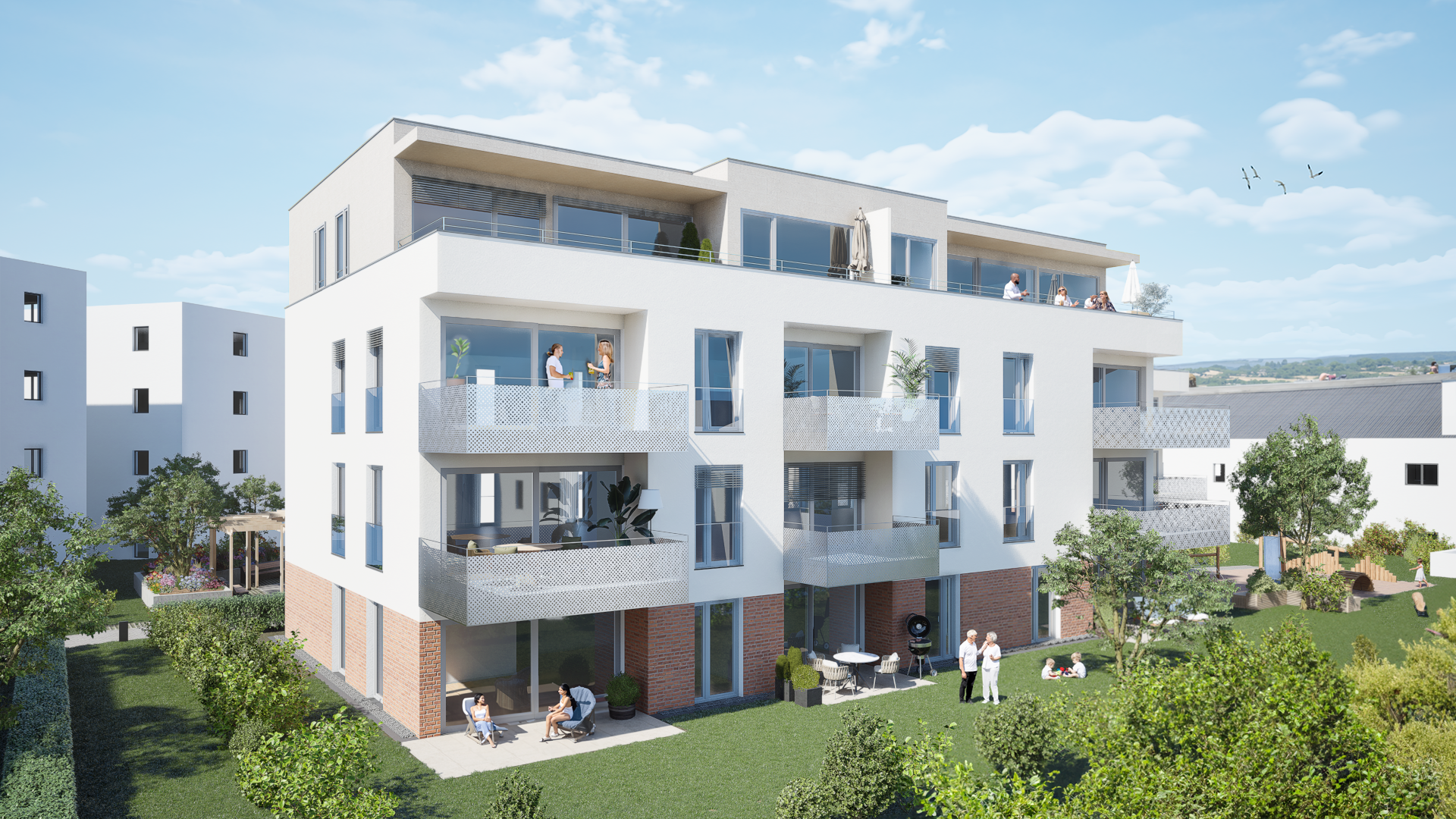 Wohngebäude Komplex
