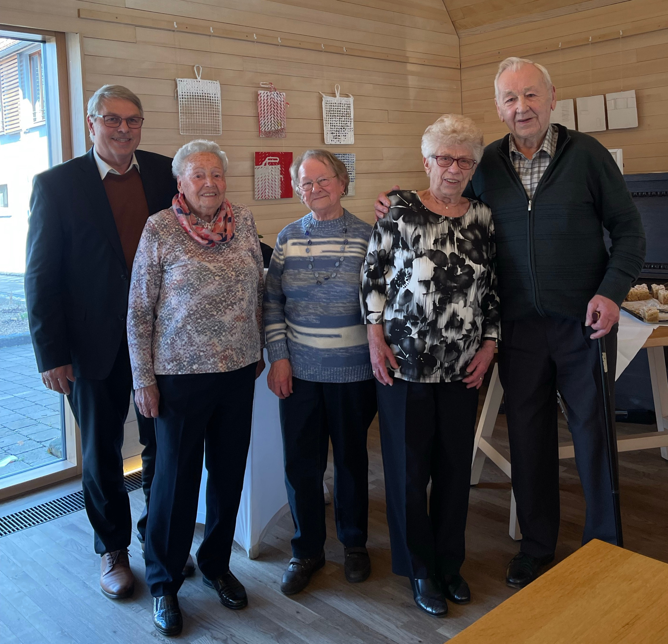 Ehrungen langjähriger Mieter und Mieterinnen