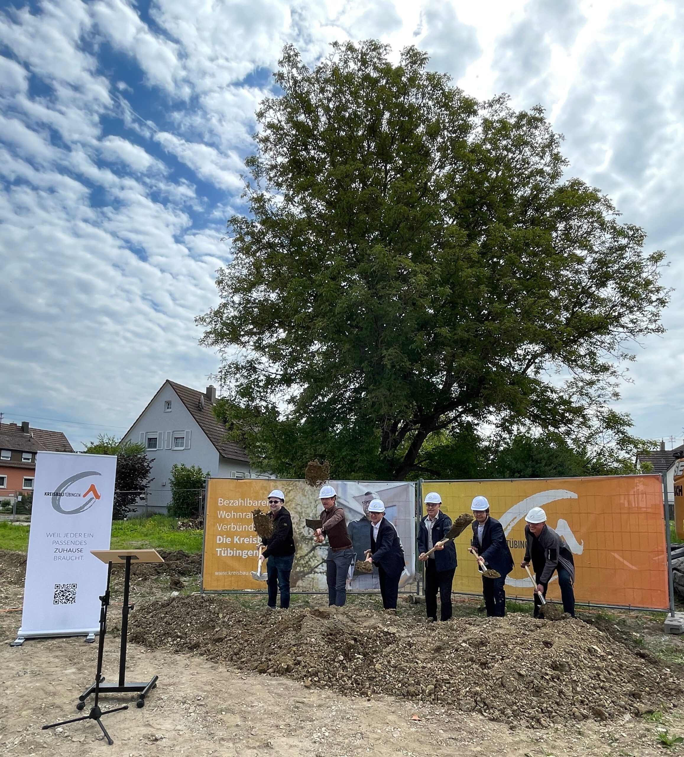 Spatenstich in Ofterdingen